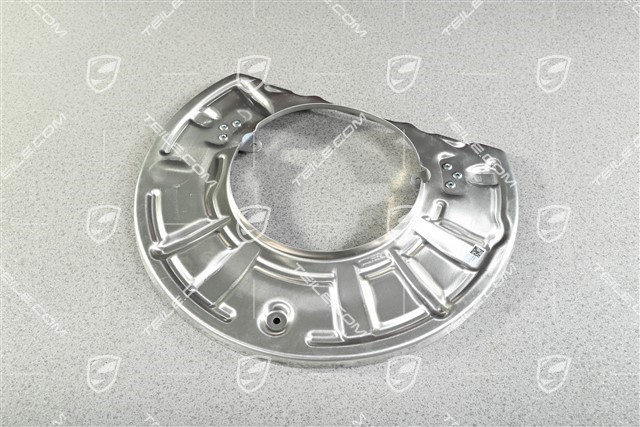 Front axle disc brake protective plate, PCCB, R