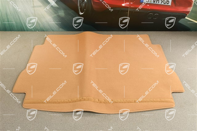 Dwustronna mata do bagażnika z wykończeniem z nubuku, Luxorbeige