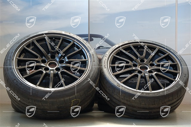 19-inch Sport Design summer wheel set, wheels 8J x 19 ET57 + 9,5J x 19 ET46 + tyres 235/35 ZR19 + 265/35 ZR19, black