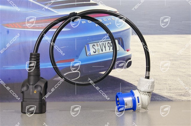 Kabel ładowarki wraz z wtyczką, CEE 1P 16A/230V
