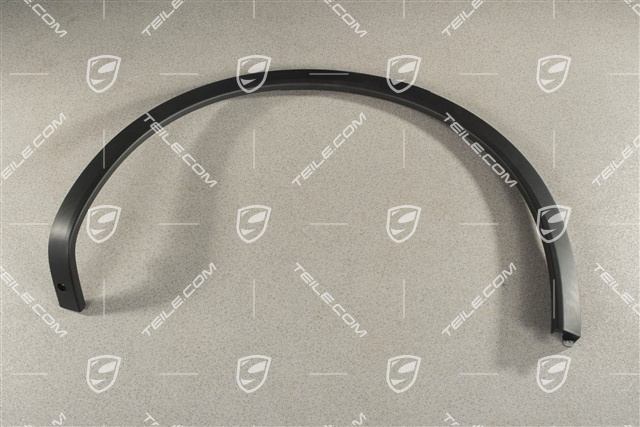 Wing / Rear Wheel cover / moulding, Satin black, R