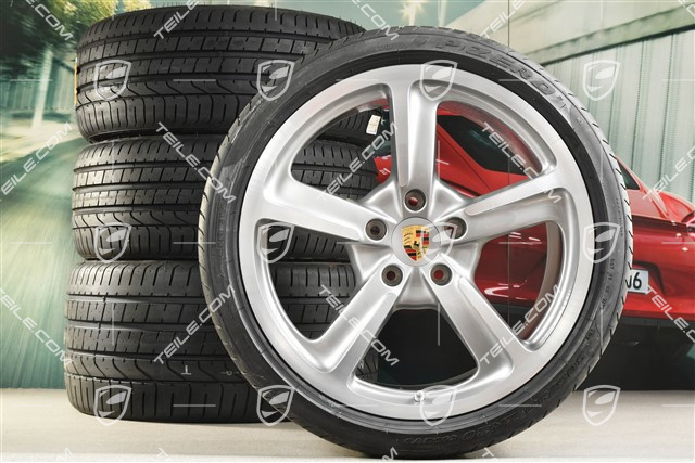 20" SportTechno Sommerräder Satz, Felgen 9J x 20 ET51 + 11,5J x 20 ET68, Pirelli P Zero Sommerreifen 245/35 R20 + 305/30 R20, ohne RDK-Sensoren