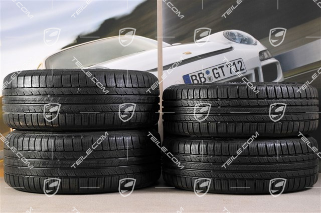 17-inch Cayman winter wheel set, front wheels 6,5J x 17 ET55 + rear 8J x 17 ET40 + NEW winter tyres 205/55 R17 + 235/50 R17, without TPM