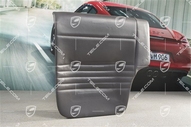 Back seat lower / cushion, Coupe/Targa, leather, Space grey, R