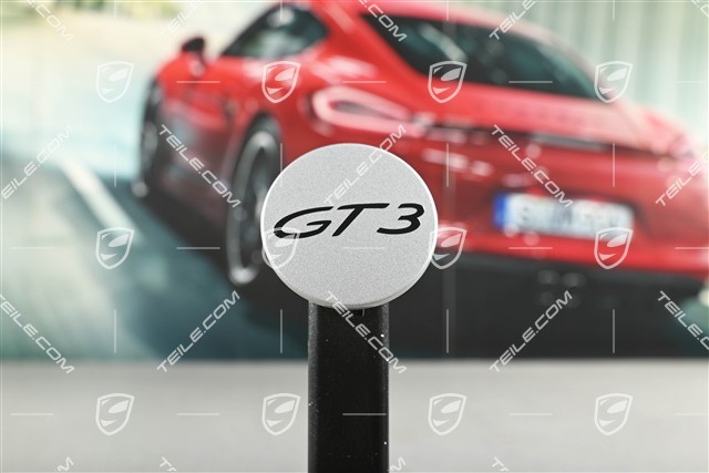 Hub cap, logo GT3, Titanium metallic