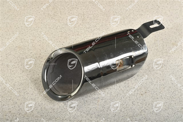 Końcówka sportowego układu wydechowego, wewnętrzna, czarna, R