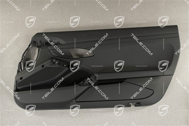 Tapicerka drzwi skóropodobna, bez listwy ozbobnej, System audio ASK, czarna, R