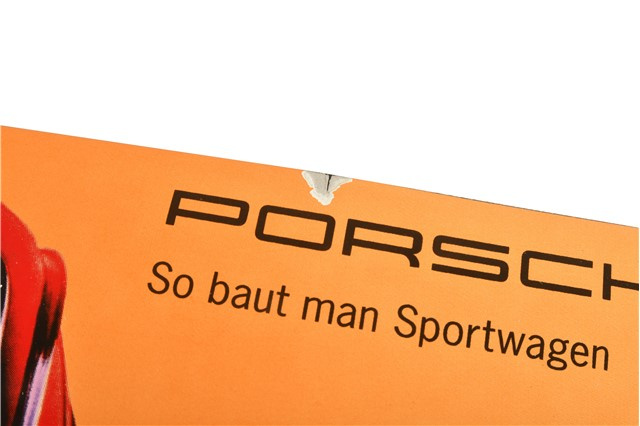 Szyld emaliowany 40x60cm Porsche Classic 911 964-4 Jubiläumsmodell "30 lat 911" (lekko uszkodzony)