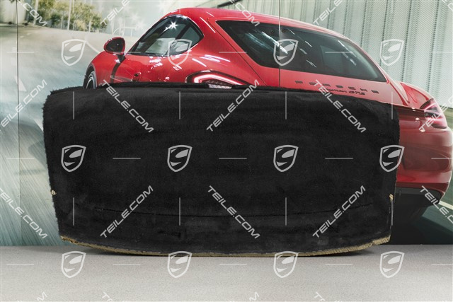 Klebeteppich / Hutablage / Bodenbelag, Schwarz, Klangpaket ASK, Coupe, Turbo