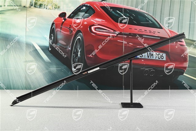 Rear door moulding, High Gloss Black, L