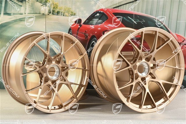 20"+21" GT3RS Felgen Satz, 10J x 20 ET45 + 13J x 21 ET31, Neodyme