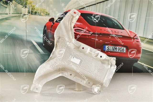 Abschirmblech / Hitzeschild des Kraftstofftanks