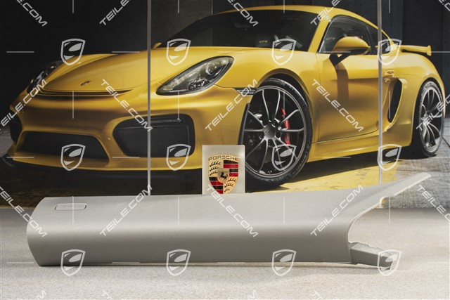 Górna część słupka A, materiał Platinum grey, L