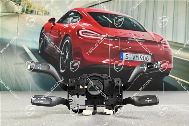 Steering column stalk switch, cruise control / headlight ceaning system / 3-spoke multifunction steering wheel