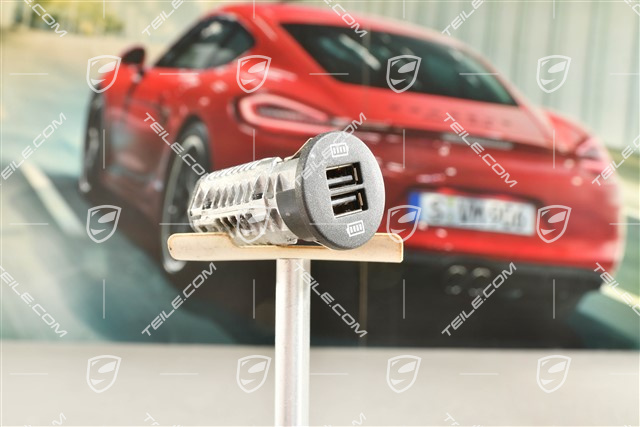 Charging Socket USB-A, double