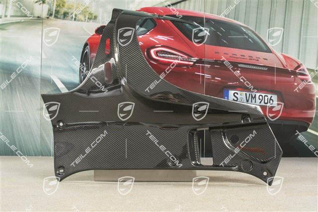 Abdeckung, Radhausschale, Carbon-glänzend/Schwarz, L