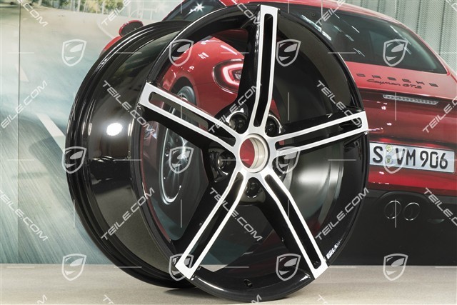21" Felgensatz Mission E Design, 9,5J x 21 ET60 + 11,5J x 21 ET66, schwarz hochglanz