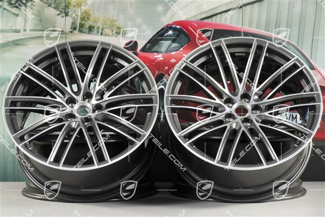 21" komplet felg Turbo IV, 9,5J x 21 ET27 + 10J x 21 ET19