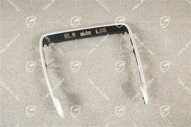 Blende, Mittelkonsole, Alu satiniert