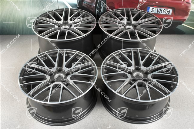 20+21-inch wheel rim set Turbo V, rims: front 9J x 20 ET41 + rear 11,J x 21 ET67