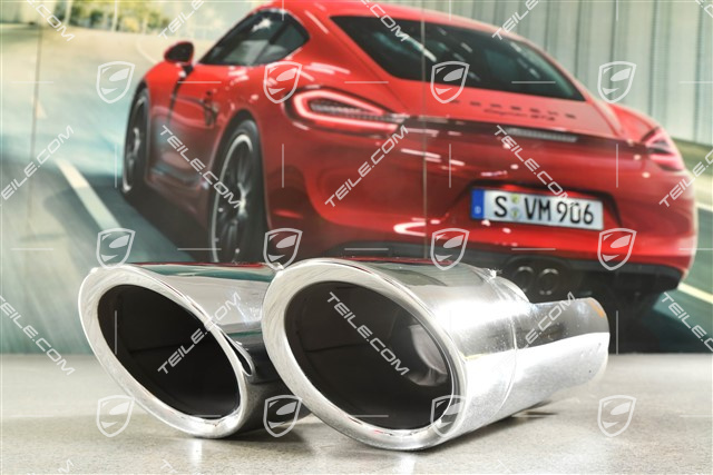 Tail pipe, polished, R