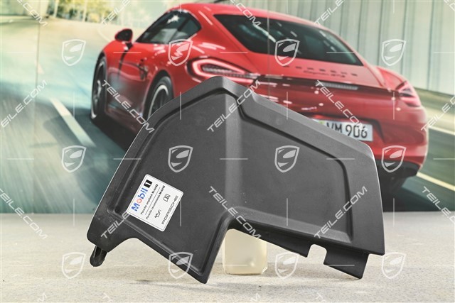 Engine compartment cover, lateral, Black, R
