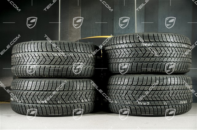 20-inch Cayenne COUPE Sport winter wheel set, rims 9J x 20 ET50 + 10,5J x 20 ET55 + NEW Pirelli winter tyres 275/45 R20 + 305/40 R20, with TPMS