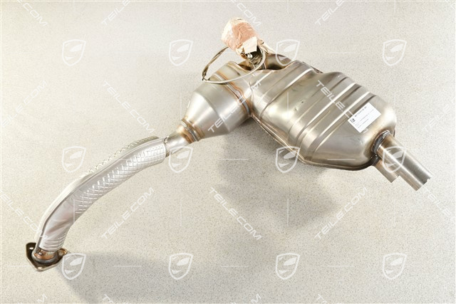 Katalizator, sportowy układ wydechowy, cyl. 1-3, posiada małe wgniecenia, R