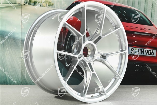 21" GT3 Felge, 12J x 21 ET45, brilliantsilber
