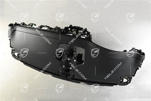 Schalttafel Verkleidung / Armaturenbrett, ohne Head-Up Display, Leder in Schwarz, Leder beschädigt