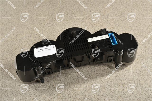 Instrument cluster / Speedometer, 6-speed manual transmission, Guards Red Dials