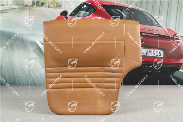 Back seat lower / cushion, Coupe/Targa, leather, Brown, R