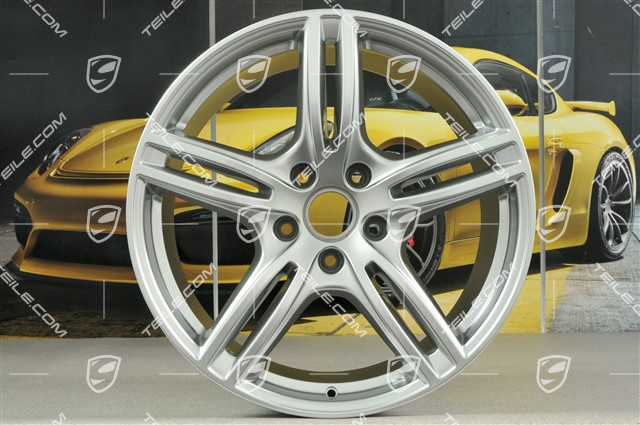 20" Felgensatz Panamera Turbo, 9,5J x 20 ET71 + 11,5J x 20 ET68, Brilliantchromlack