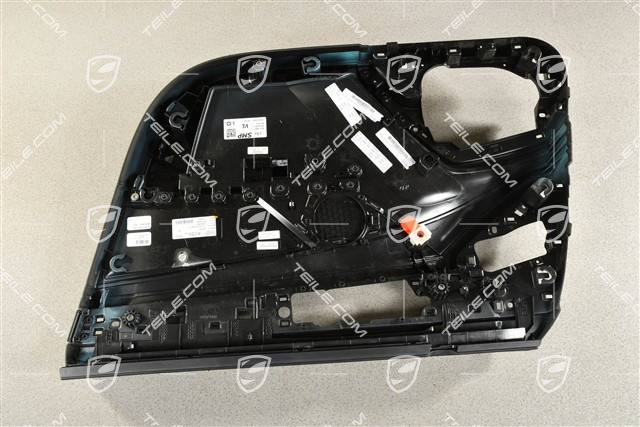 Türverkleidung, Vorne, Leder, Schwarz, L