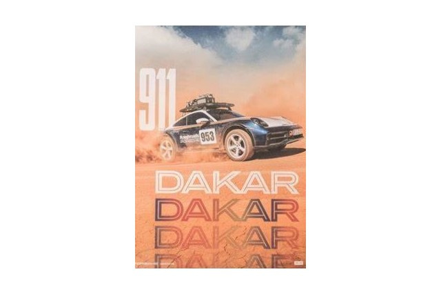 3 Poster-Set – 911 Dakar