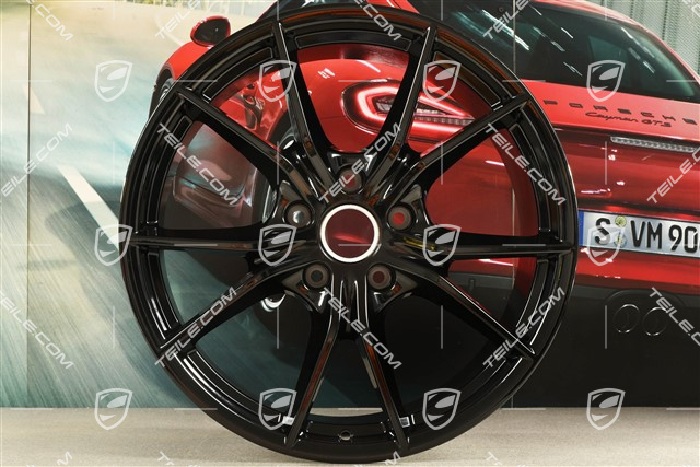 20-inch wheel rim Carrera S (IV), 11J x 20 ET78, for winter wheels, C2/C2S, black high gloss