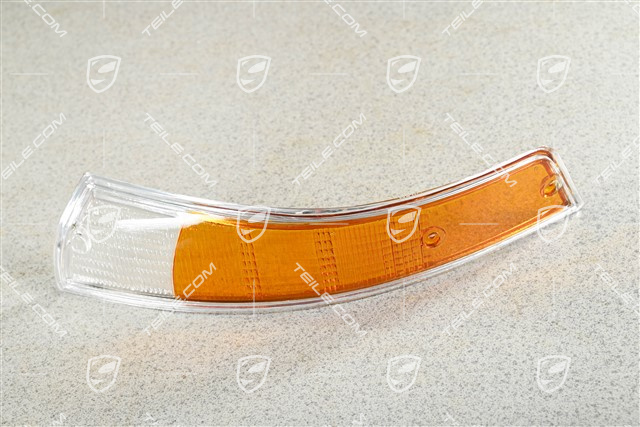 Lichtscheibe für Blinkleuchte, Rand Aluminium, JP Group / Danks, L