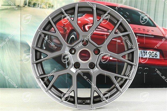 20+21" RS Spyder Felgensatz, 8,5J x20 ET50 + 11,5J x 21 ET79, Darksilver