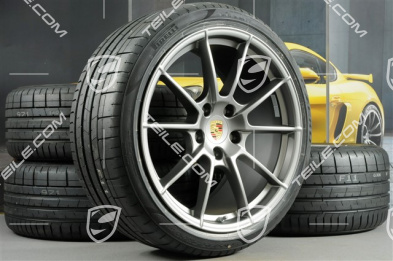 20" Komplet kół letnich Spyder , felgi 8,5J x 20 ET57 + 10,5J x 20 ET47, opony letnie Pirelli 235/35 ZR20 + 265/35 ZR20