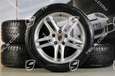 19" Panamera TURBO koła zimowe, komplet, felgi 9J x 19 ET 60 + 10J x 19 ET61 + opony zimowe 255/45 R19 + 285/40 R19