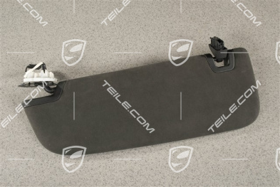 Sonnenblende, Alcantara, schwarz, R