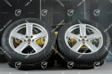 19" "Sport Classic" koła zimowe komplet, felgi 8J x 19 ET21 + 9J x 19 ET21, NOWE opony zimowe Dunlop 235/55 R19 + 255/50 R19, z czujnikami ciśnienia RDK