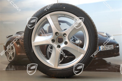 20" Komplet kół letnich Cayenne SportTechno, przód 9"+ tył 9", bez czujników ciśnienia