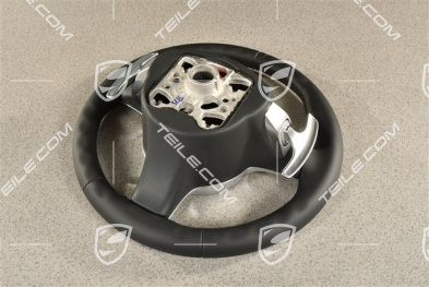 Sport Design, Steering wheel with shifting paddles (PDK) with display, Black