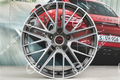 20+21-inch wheel rim set Turbo V, rims: front 9J x 20 ET41 + rear 11,J x 21 ET67
