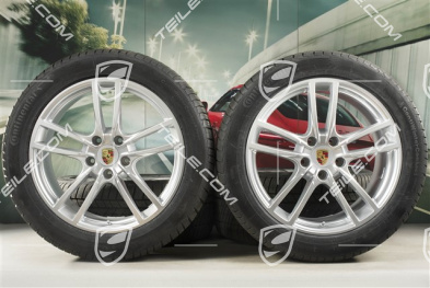 20" koła zimowe Cayenne COUPE Sport, komplet, felgi 9J x 20 ET50 + 10,5J x 20 ET55 + opony zimowe Continental 275/45 R20 + 305/40 R20, z czujnikami ciśnienia