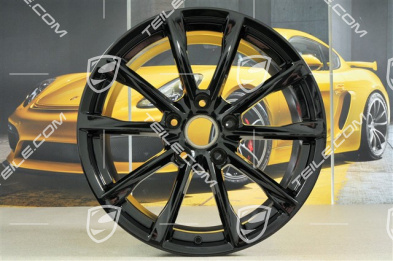 19-inch wheel rim Boxster S, 10J x 19 ET45, black highgloss