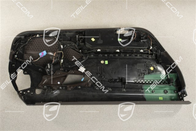 Türverkleidung mit Zierleiste galvanisiert, Leder Espresso, Bose, R