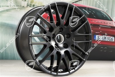 20" Komplet felg RS Spyder / GTS, 9,5J x 20 ET47, czarny satynowy półmat
