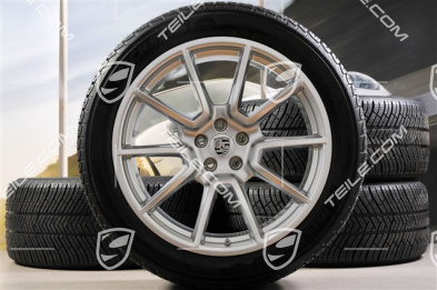 20" "Macan SportDesign" koła zimowe, komplet, felgi 9J x 20 ET26 + 10J x 20 ET19, opony zimowe Michelin Latitude Alpin 2 265/45 R 20 + 295/40 R 20, z czujnikami ciśnienia RDK